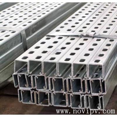 China Commercial or Home Use C/Z/U Type Hot Dip Galvanized Steel Solar Brackets for sale