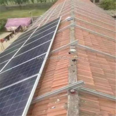 China Rapid installation renewable source solar houseroof installation supporter for sale