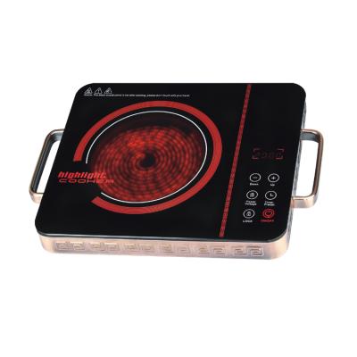 China Power Saving+Eco-Friendly 2200W Electric Infrared Induction Heating Cooker for sale