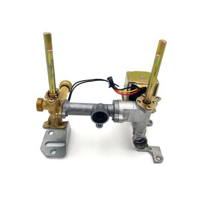 China Hotel Gas Water Heater Spare Parts Zero Pressure Start Pipe Line Gas and Water Valve Kit for sale