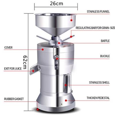 China SM-100 Hotels Commercial Electric Soybean Grinding And Separating Machine Soybean Machine for sale