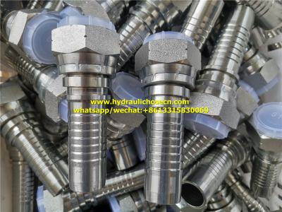 China hydraulic hose fittings, ferrules, adapters, banjo, flanges, couplings, Metric, JIS, JIC, ORFS, BSPT, SAE, NPT for sale