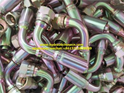 China hydraulic hose fittings, ferrules, adapters, banjo, flanges, couplings, Metric, JIS, JIC, ORFS, BSPT, SAE, NPT for sale