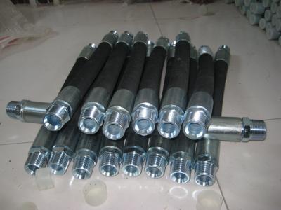 China High pressure hose assembly, Wire Braid Hydraulic Hose: SAE 100 R2A/DIN EN 853 2ST for sale