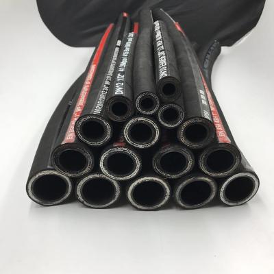 China hydraulic pressure hose / hydraulic high pressure hose EN856 4SH /4 wire spiral high pressure rubber hose for sale