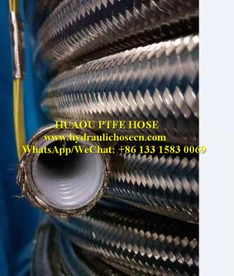 China SS304 Teflon hose, PTFE hose, stainless steel flexible hose, stainless steel teflon hose, stainless steel ptfe hose for sale