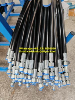 China Black Hydraulic Hose for Heavy-Duty Applications Meets Or Exceeds SAE 100R2AT Requirements for sale