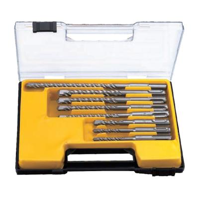 China Drilling For Concrete Plastic Box Packing 8pcs 10pcs 11pcs 12pcs 13pcs 17pcs 18pcs SDS Plus Electric Hammer Drill Bit For Concrete And Masonry for sale