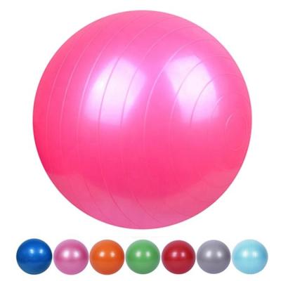 China 2021Fitness Eco-friendly LUXURY Inflatable 75cm Custom Printed Anti Burst PVC Gym Yoga Yoga Ball for sale