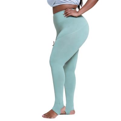 China 2021 new arrival LUXURY big plus size yoga pants peel off high waist bare hip fitness pants for sale