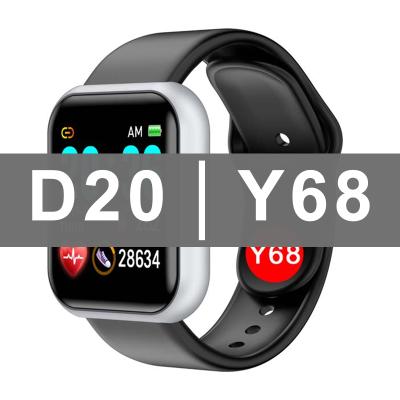 China Touch Screen Blood Pressure Wristband Heart Rate Temperature Reloj 116 Plus Smartwatch Series 6 Fitness Tracker Sports D20 Y68 Smart Watch for sale