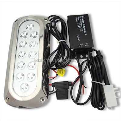 China Sports Stadiums Led Underwater Fishing Lights IP68 Led Underwater Boat Lighting 36 Wattage / 12v Marine Light for sale