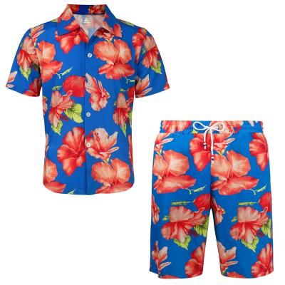 China 2021New Anti-wrinkle Design Hawaiian Shirts Custom Breathable Summer Wears for sale