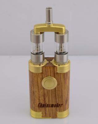 China Mod. van de verstuiverschainsmoker van mod. van de verstuiver mech mods damp houten dubbel Te koop