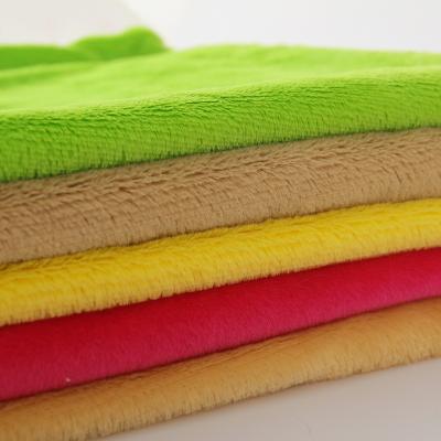 China Tear-resistant 100% Polyester 7mm Pile Height PV Plush Fabric For Blanket, Toy, Pet Bed for sale