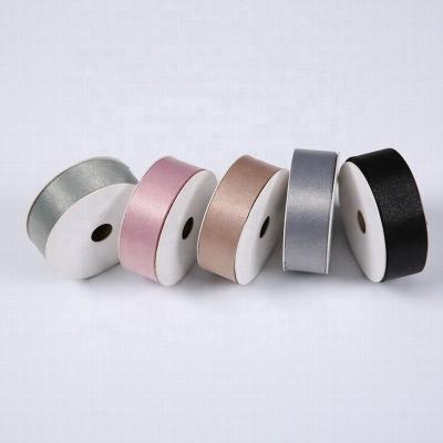 China High Tenacity Hot Selling Custom Logo Solid Color Luxury Shiny Satin Ribbon For Gift Wrapping 2.5cm 4cm 7.5cm for sale