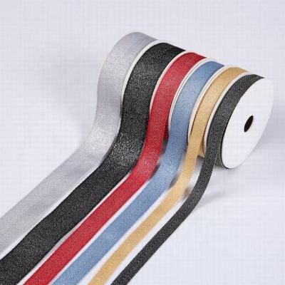 China Custom High Tenacity Yarn Chevron Woven Edge Grossgrain Ribbon 3inch 1.5 inch Width 1-150cm for sale