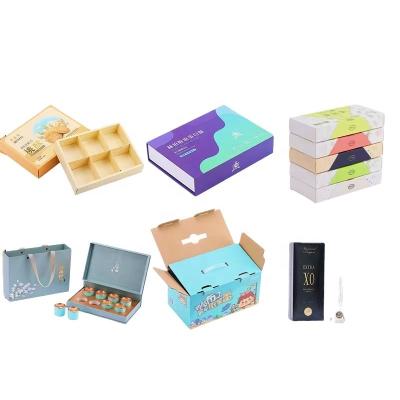 China Recycled Color Printing Materials Cardboard Boxes Daily Rigid Outer Box Packaging Empty Cosmetics Necessities Box for sale