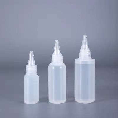 China Household Products Food Safe LDPE 10ml 15ml 20ml 30ml Applicator Bottles Sharp Mouth Cap Squeeze Sauce Condiment Bottle Top Small Size To Go Package for sale