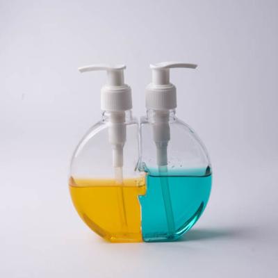 China Household Products Twin Plastic PET Bottle Travel Set Care Series Bottle 60ML +60ML 160ml+160ml Empty Hand Sanitizer Bottles for sale