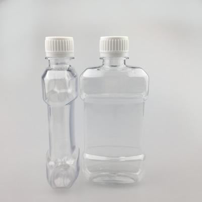 China Household Products HDPE 4oz 250ml Good Quality Plastic Flat White Mouthwash Oral Rinse Bottle With Screw Cap for sale