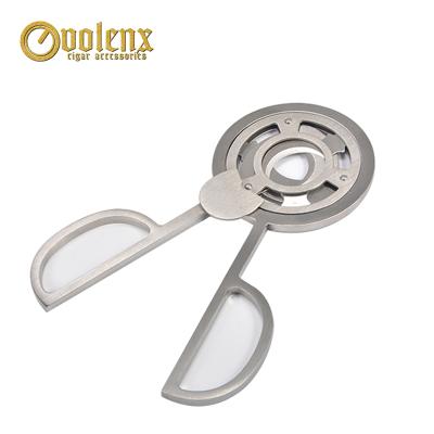 China High Quality Silver Scissor Shape Stainless Steel Cigar Cutter Manufacturing for sale