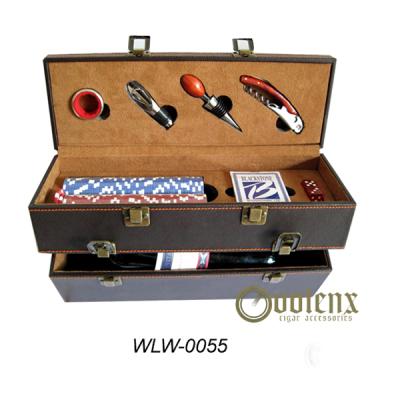 China Recyclable Wholesale Wooden Gift Box Wine Corkscrew Set for sale