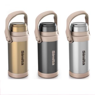 China Business SIMITA 304 Stainless Steel Vacuum Flask Large Water Proof 2000ml Capacity Insulated Thermos For Climbing Travel Hiking for sale