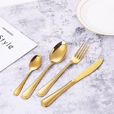 China Sustainable Silverware Set Stainless Steel Flatware Dinnerware Cutlery Include Knife Fork Spoon for sale