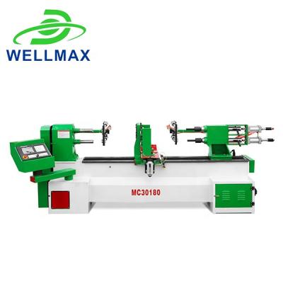 China Hotels MC30180 Semi-automatic Biaxial CNC Lathe Copy Machine for sale