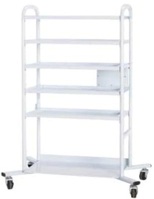 China New Kind Beauty Salon 4 Tier Double Widen Cart Trolley FK-8000 4 Double Widen Cart for sale