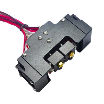 China GIULY 3D Printer Parts Updated E-3D Chimera+ Double Color 2 In 2 Out Extruder With E-3D Seamless Fanduct for sale