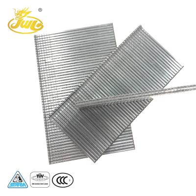 China Stainless Steel Or Galvanized Silver Yellow Wire Standard 18GA T Series Brad Nails for sale