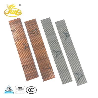 China Galvanized Wire Tenacity Best Selling 23GA P6 Copper Silver Brad Nails OEM Standard for sale