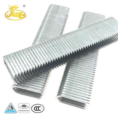 China OEM TRD-619 9MM Galvanized Standard Mattress New Bright Inventions Wire Surface Staples for sale