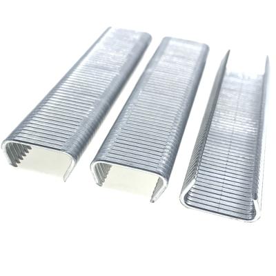 China HR-22 Flat Wire Mattress Staples CLIP D Eco-friendly Galvanized Mattress Staples for sale