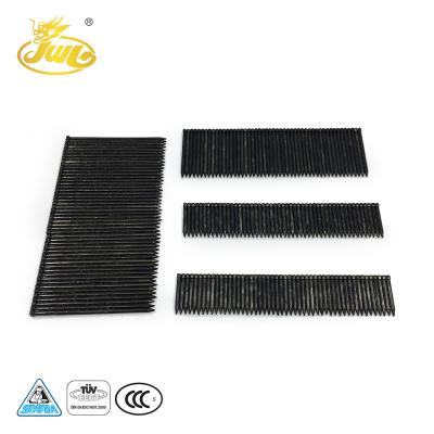 China OEM Industry 14GA Flat Silver Black Galvanized Furniture Fittings Brad Nails Upholstery Nail Heads OEM for sale