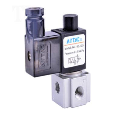 China Machinery Repair Shops AirTAC 3V2 Series 3/2 Way Pneumatic Solenoid Valve High Pressure Air Solenoid for sale