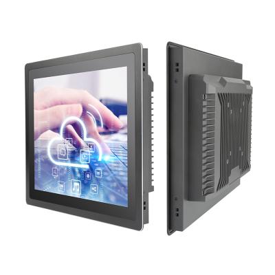 China Aluminum Alloy Bestview Wall / Embedded 13.3 Inch Industrial RJ45 POE All In One Touch Screen PC Android 9 Panel PC HDMI for sale