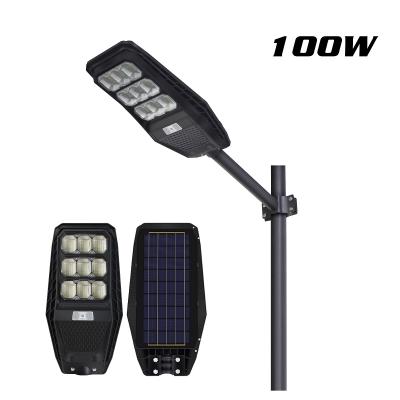 China ROAD China manufacturer led solar street light 100w complete with panel for sale