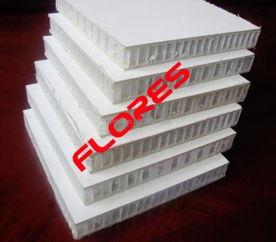 China Exterior Composite Fiberglass FRP Honeycomb Panel For Van Truck Floor And Body for sale