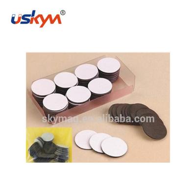 China Industrial Magnet Self Adhesive Magnetic Coins for sale