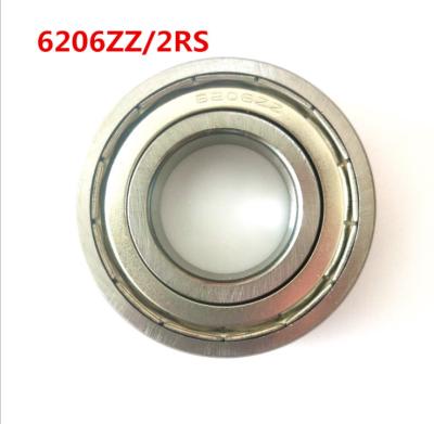 중국 High Speed ​​Deep Seal Long Life 6206-2Z Groove Ball Bearing 6206-2Z 30x62x16mm Rolamento 판매용