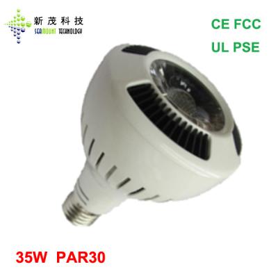 China 35W het geleide Par30-Vleklicht vervangt 200W Incandesecent/150W Halogeen Te koop