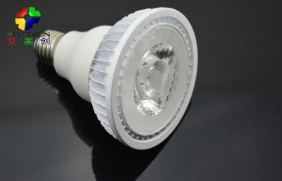 China 12 Watt E27 COB PAR30 LED Spot Light LENS PMMA For Showrooms , 700lm - 900lm for sale