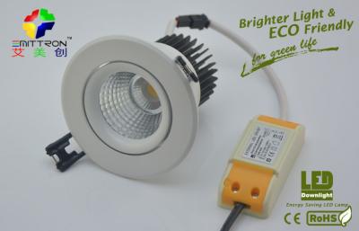 Chine l'éclat de magasin de l'ÉPI enfoncé par 600lm LED Downlight de 9W 3000K avec 2.5inch 75mm a coupé le trou à vendre