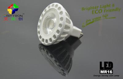 Chine Le projecteur en plastique de l'ÉPI LED MR16 du radiateur 5W remplacent la lampe de l'halogène 35w à vendre