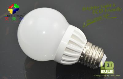 China Energy saving Indoor lighting 500lm 6w LED Globe Bulbs e27 / e26 for sale