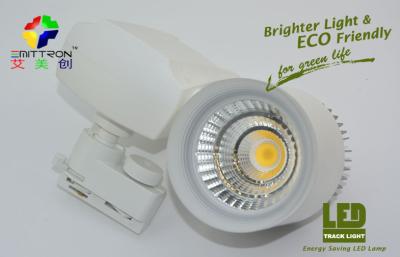 China 30W 2400 Lumen High CRI COB LED Track Spotlights , Replace 70W Metal Halide Lamps for sale