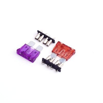 China Mini Size Auto Fuse Matched Car Blade Clip Fuse Holder Standard Automotive Auto PCB Fuse Holder Panel Mount PCB Holder Standard for sale